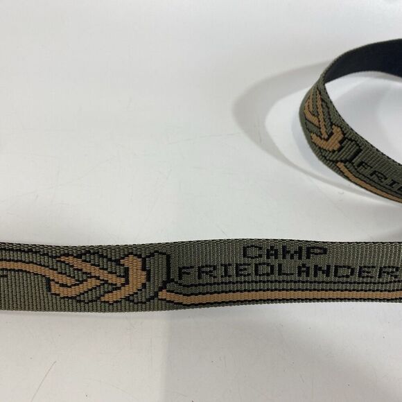 Mens Bison Nylon Strap Belt Large Project Cope Friedlander Knot Graphics 39” - Picture 5 of 7